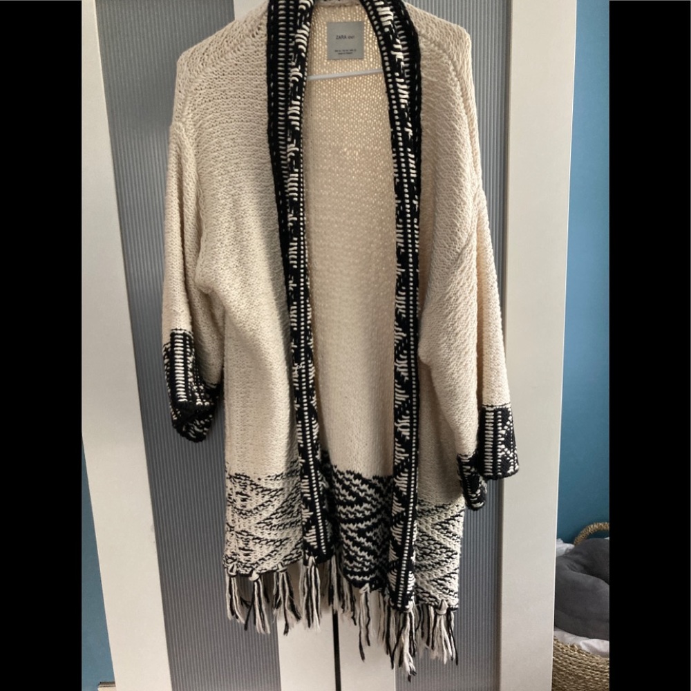 Zara sweater coat
